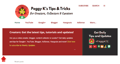 Desktop Screenshot of peggyktc.com